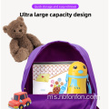 Beg sekolah kanak -kanak kecil tanduk ungu